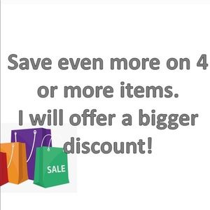 BUNDLE 4 OR MORE FOR EVEN MORE SAVINGS!!!!!!!!